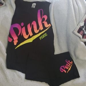 Muscle shirt and short set